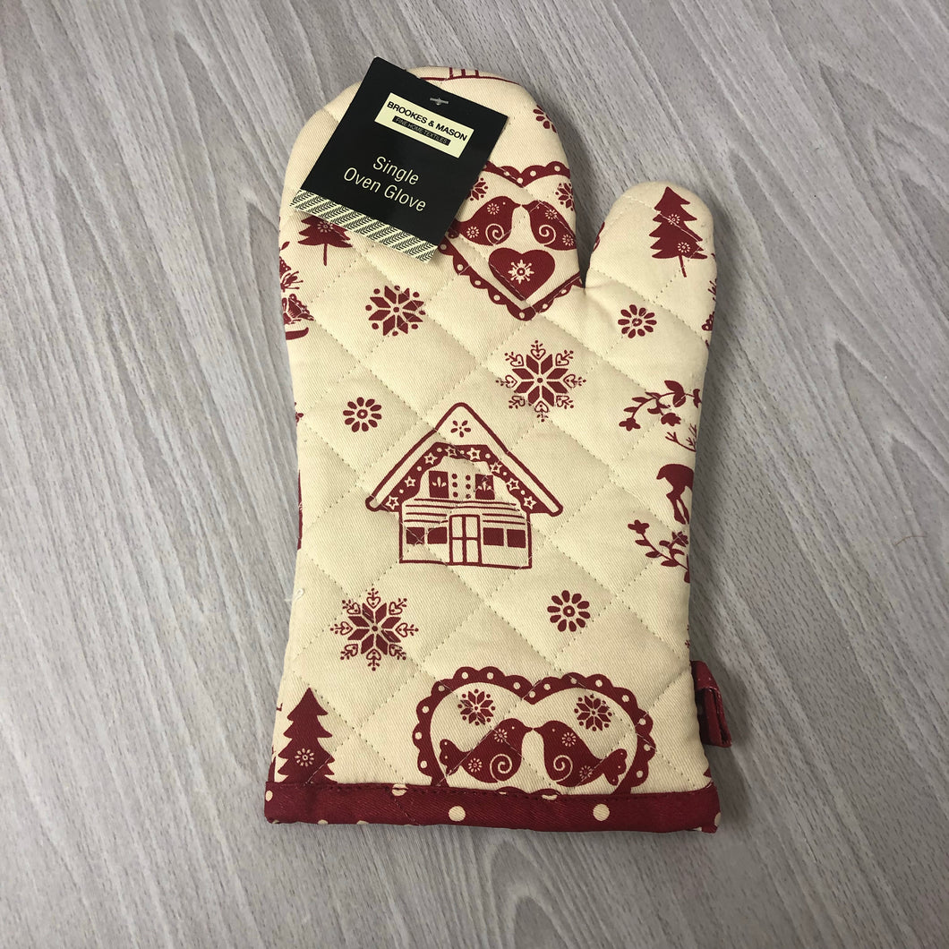 Festive Single Oven Glove