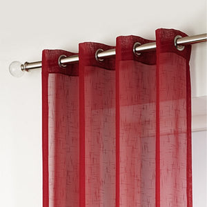 Boston Red Eyelet Voile Panel