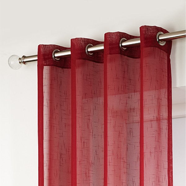 Boston Red Eyelet Voile Panel