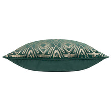 Load image into Gallery viewer, Tayanna Metallic Velvet Cushion Cover - Emerald
