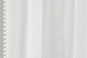 Pom Pom White Slot Top Panel