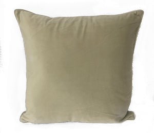 Velvet Large Champagne Filled Cushion
