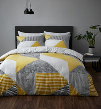 Load image into Gallery viewer, Larsson Geo Ochre Duvet Set
