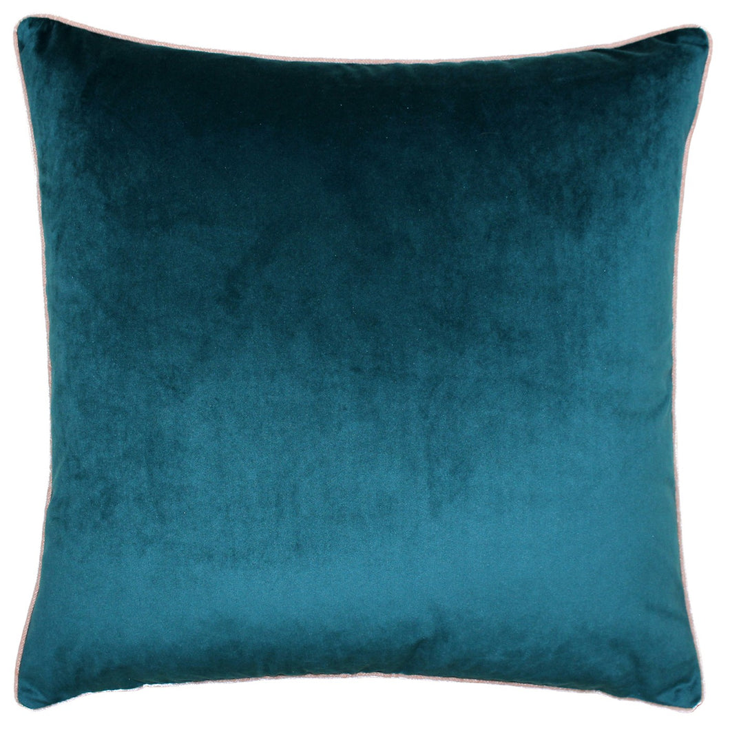 Meridian Teal/Blush Large Cushion Cover