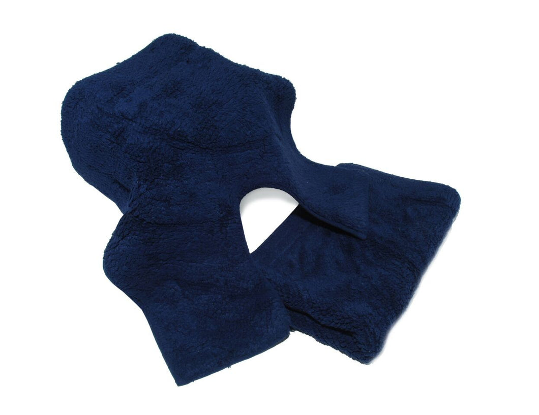 Navy 2 Piece Cotton Bath Set