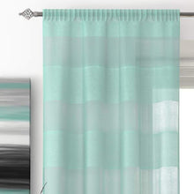 Load image into Gallery viewer, Oakland Duck Egg Slot Top Voile Panel

