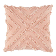 Load image into Gallery viewer, Diamond Blush Tufted Filled Cushion
