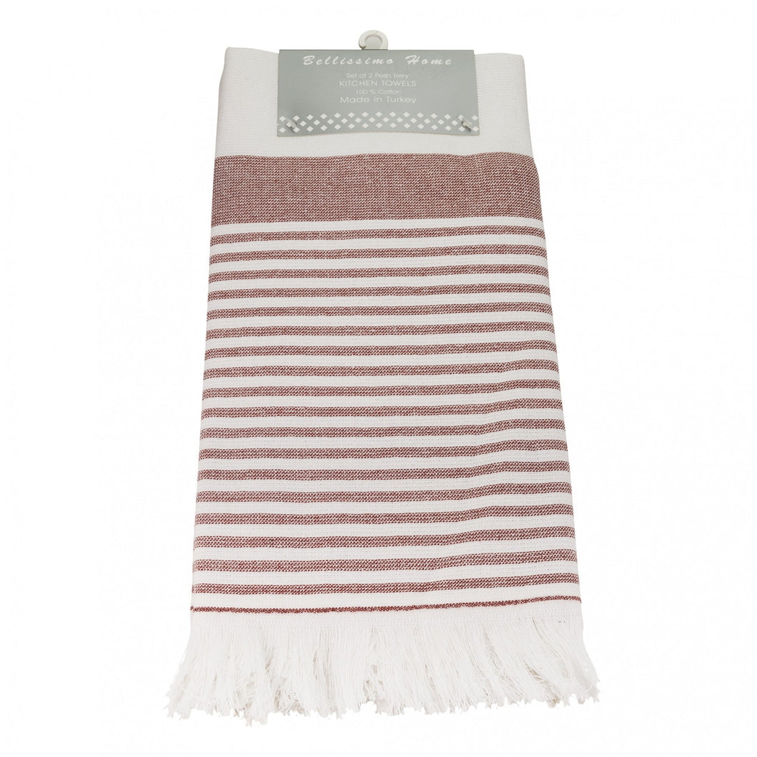 Cotton Pesh Terry 2 Pack Tea Towel