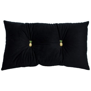 Pineapple Black Cushion