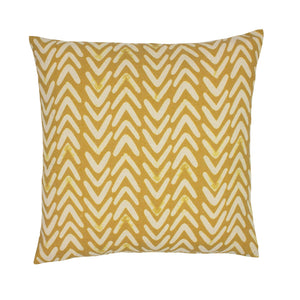 Ochre Geo Cushion Cover
