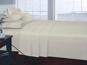 Satin Stripe Cream 250TC Range