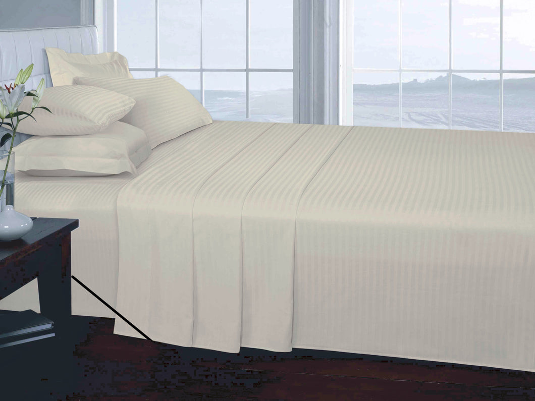 Satin Stripe Cream 250TC Range