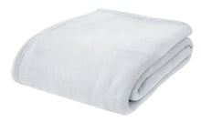 Load image into Gallery viewer, Extra Large Raschel Super Soft Fleece Throw - Silver
