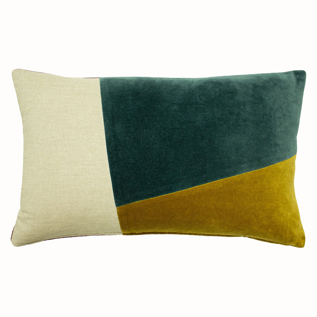 Solomon Pine/Gold Cushion Cover