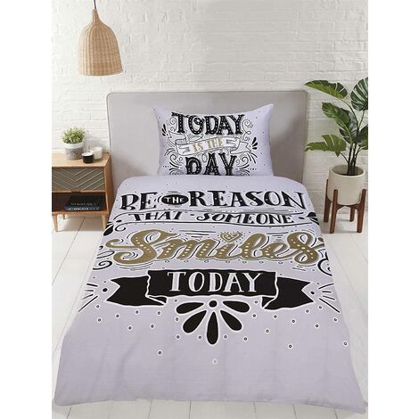 Todays the day Single Duvet Set