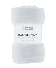 Load image into Gallery viewer, Extra Large Raschel Super Soft Fleece Throw - Silver
