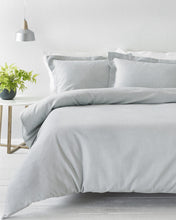 Load image into Gallery viewer, Waffle Silver Duvet Set
