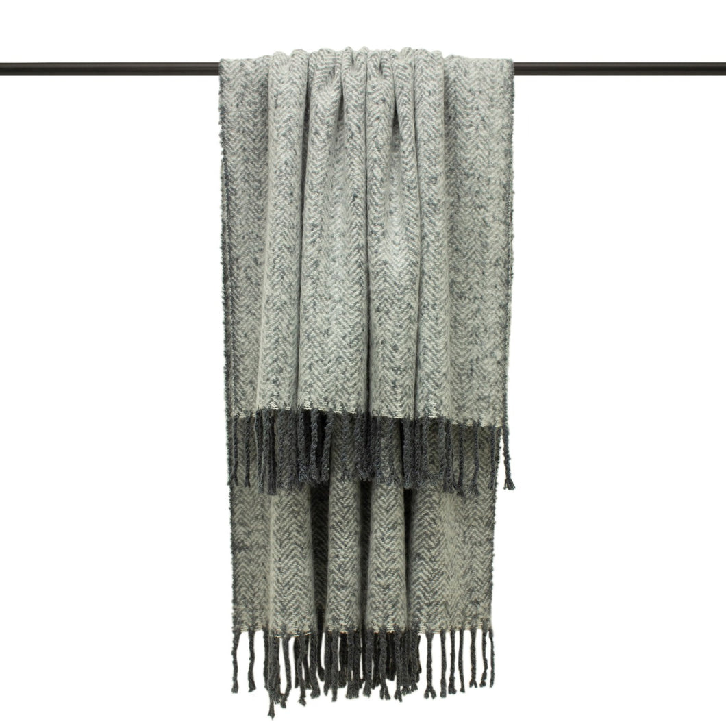 Weaver Grey Throw
