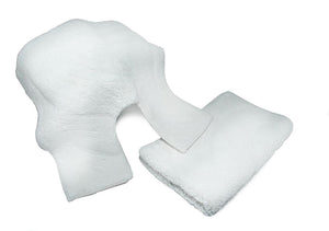 White 2 Piece Cotton Bath Set