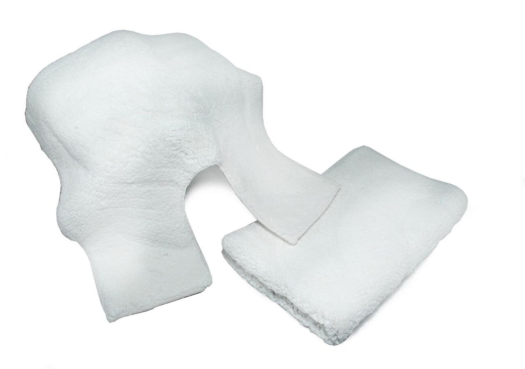 White 2 Piece Cotton Bath Set