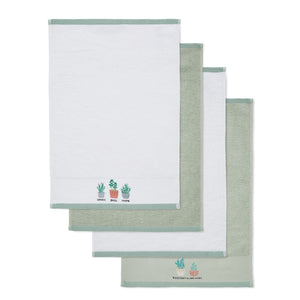 Mixed Herbs - 4 Pack Tea Towels